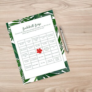 bachelorette party, bachelorette games, drinking games, beach bachelorette, tropical bachelorette, pool bachelorette, dirty drink if,  tropical bach party, bach party games, bachelorette bingo, bachelorette bundle, printable games, tropical palm