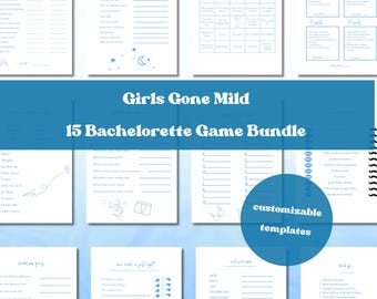 Bachelorette Party Games: Girls Night In, 15 Game Bundle (PDF)