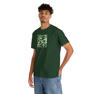 Camiseta de algodón grueso unisex de cuadrado mediano Aromantic