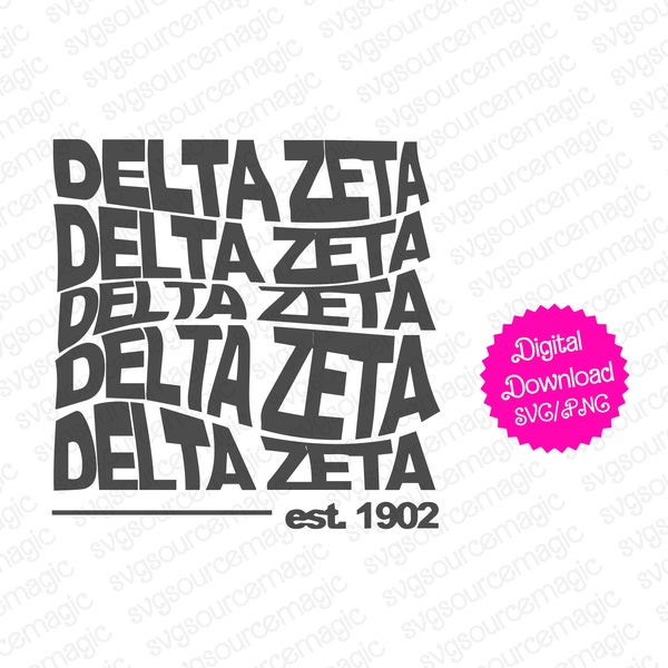 Delta Zeta - Etsy