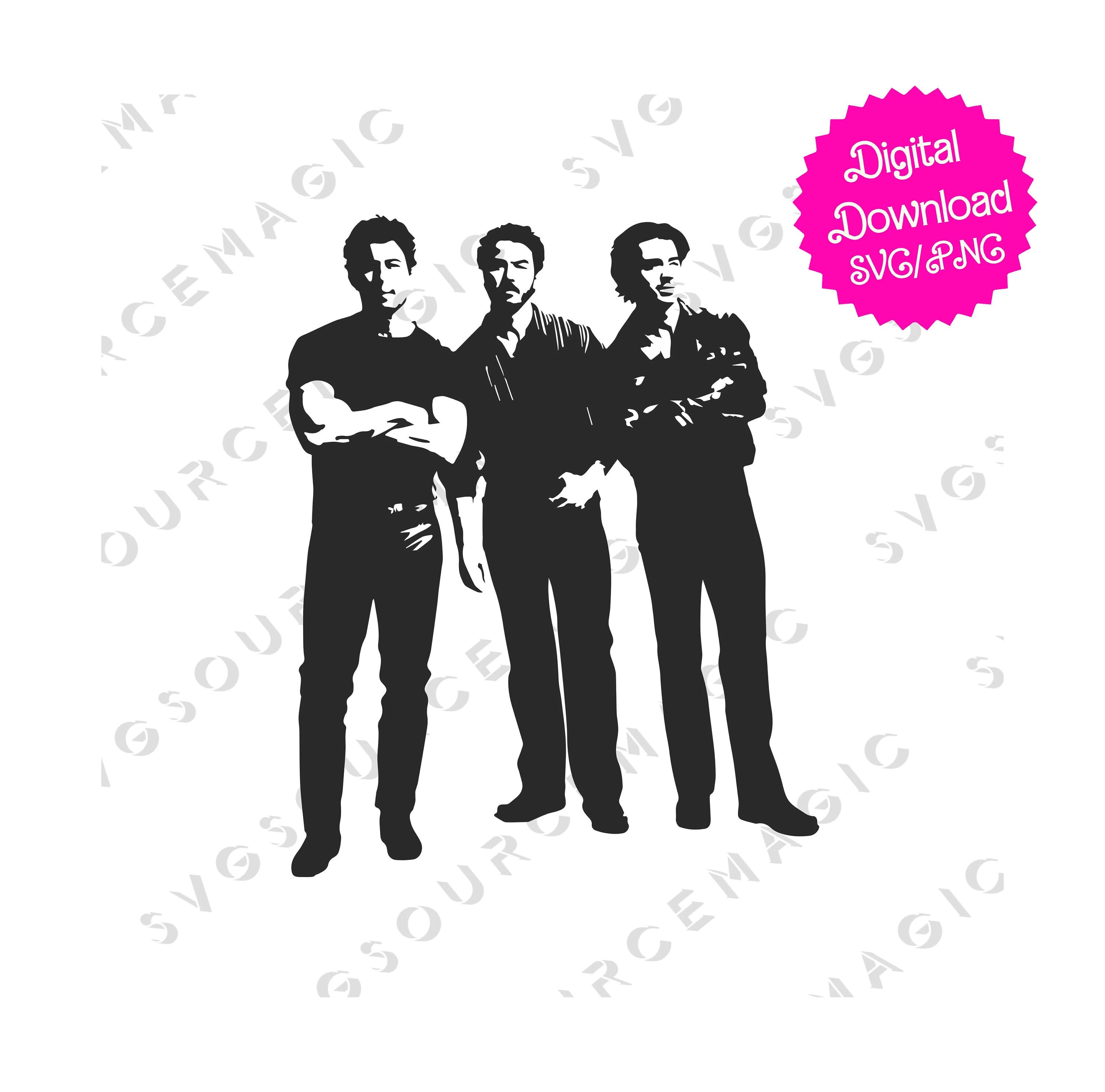 Jonas Brothers PNG/SVG Digital Download Pop Music Fan Art Etsy UK