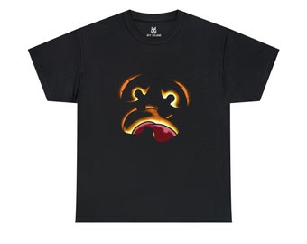 Twarz Jack-O-Lantern na Halloween