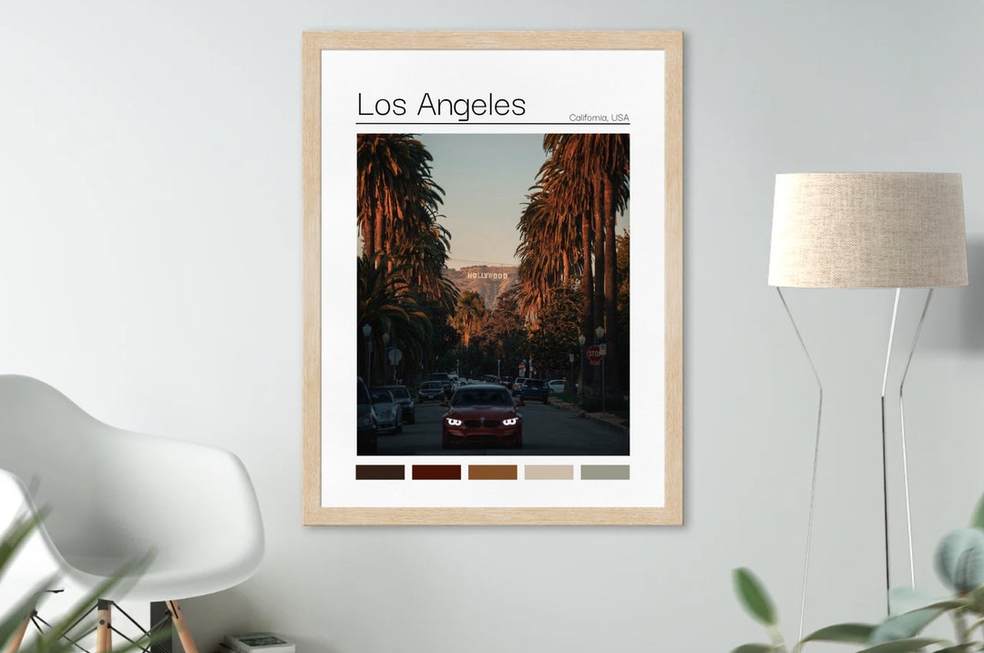 Los Angeles Printable Poster - Etsy