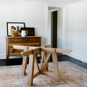 White Oak Table Base | Custom Wood Work
