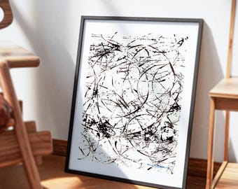 Abstract Printable Art Digital Instant Download Wall Art Modern Abstract Gallery Wall Art Printable Abstract Art Black & White Gallery Art