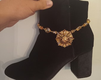 Catene per stivali Golden Beauty, gioielli fatti a mano