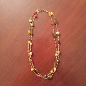 Freefall Necklace, freeform jewelry, handmade