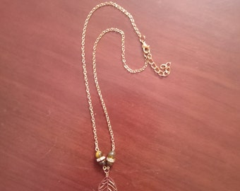 Small Leaf Necklace