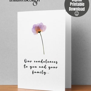 Condoléances pour cette perte, montrant de la compassion pour un décès, de la sympathie pour la mort, des vœux de force avec le chagrin, une carte de sympathie