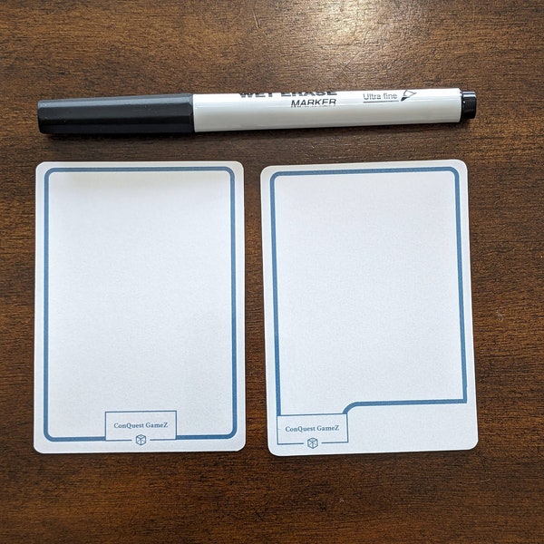 Custom Dry Erase Cards Etsy UK