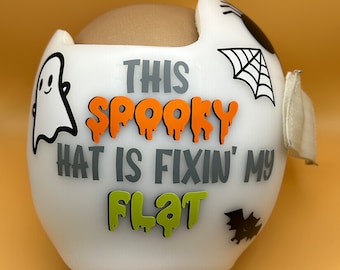 Cranial helmet decals, doc band decals, plagiocephaly, brachycephaly, helmet stickers, helmet therapy, Spooky Season