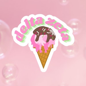 Delta Zeta Sorority Sticker