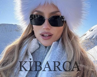 Trend White Winter Fur Russian Hat Short Hair Plush Cap