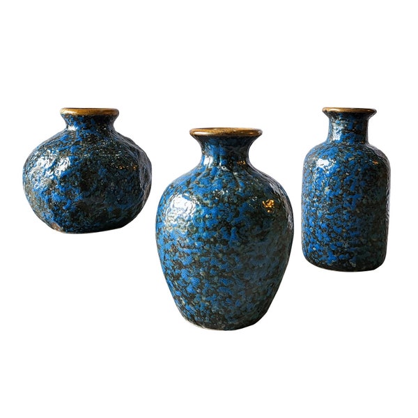 Blue Ceramic Vase Etsy