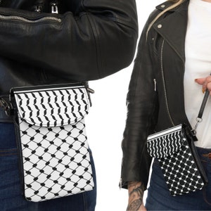Keffiyeh Handytasche - Trage Kultur, Für Solidarität, Unterstütze Palästina!