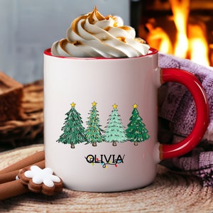 Personalized Hot cocoa mug, Personalized funny Christmas mug, Christmas coffee cup, Personalized mug for gift, custom Christmas mug, gift