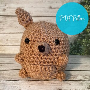 Kangaroo Crochet Pattern Australian animal pattern crochet beginner friendly crochet pattern cute kangaroo crochet pattern PDF pattern