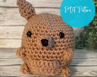 Kangaroo Crochet Pattern Australian animal pattern crochet beginner friendly crochet pattern cute kangaroo crochet pattern PDF pattern