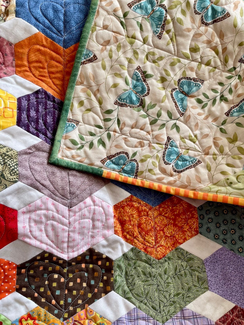 Epp Daisy Chain Pattern Chain of Hearts EPP Quilt - PDF Pattern - Etsy