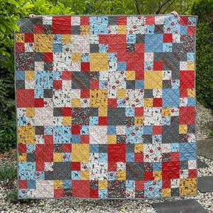 Building Blocks Quilt - PDF Pattern