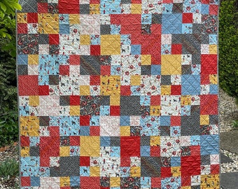 Building Blocks Quilt - PDF Pattern