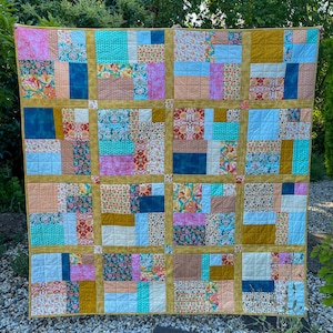 Fat Quarter Quilt - PDF Pattern
