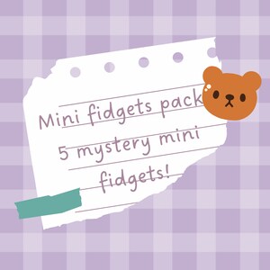 CLEARANCE: Mini Fidgets Pack! 5 mystery mini fidgets!