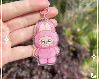 Llavero de epoxi Labu / Brillo / Kawaii / Anime /