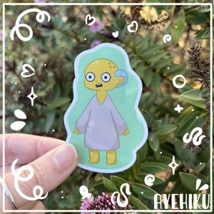 Burns Cute Vinyl Sticker | Gloss| Kawaii |