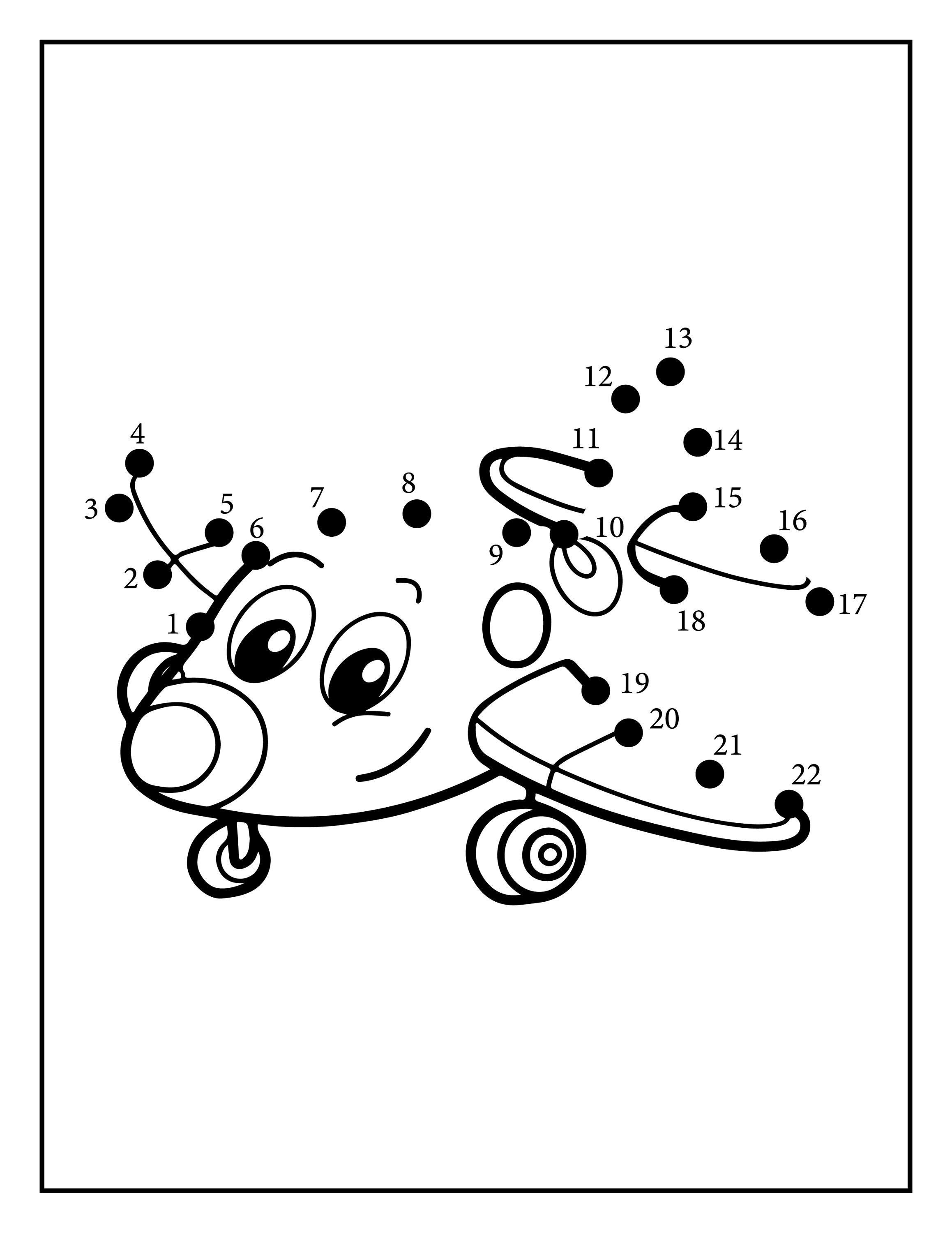 50 Pages of Kid's Dot to Dot Activity Sheets - Etsy