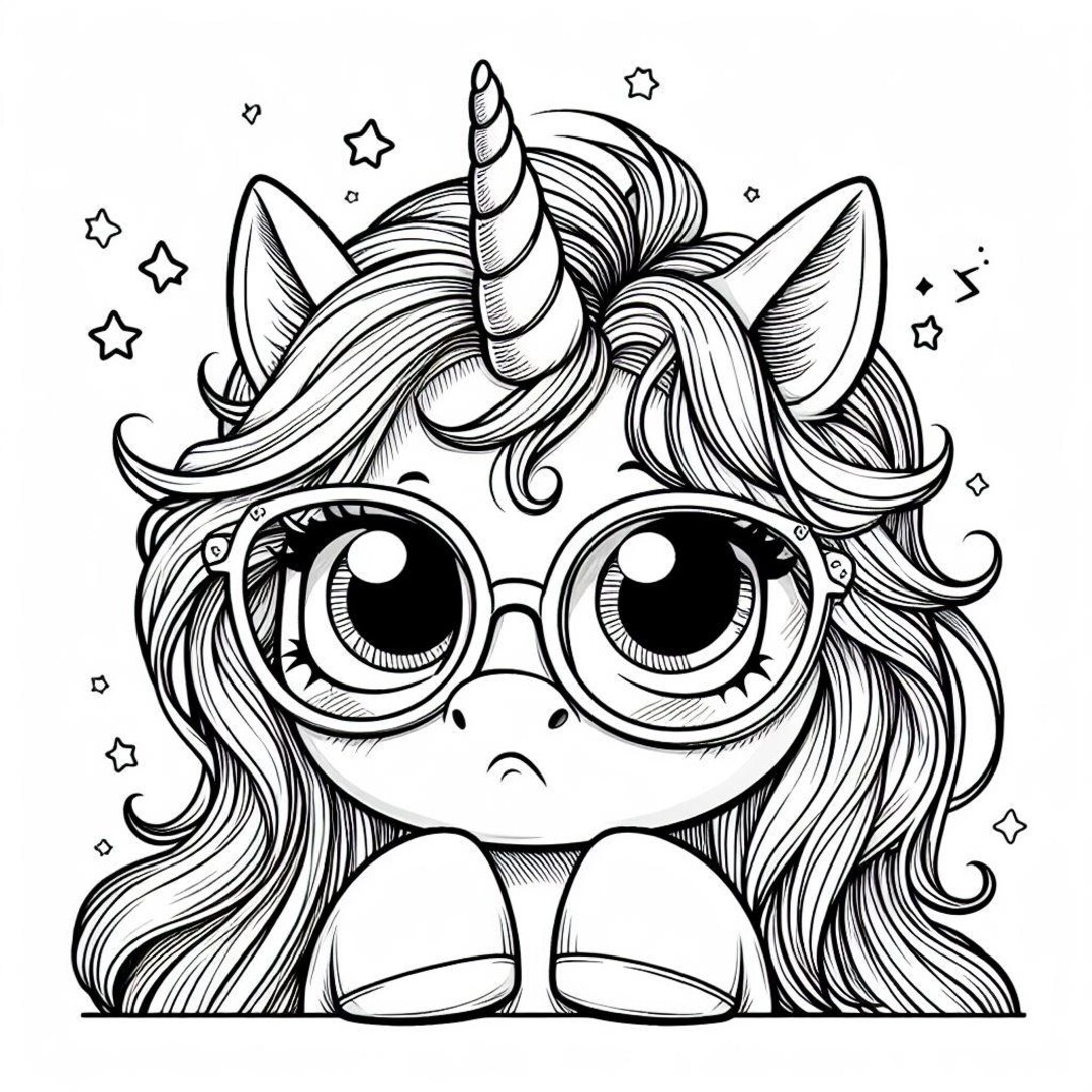 85 Pages of Enchanting Unicorn Coloring Pages for Kid's and Adult's - Etsy