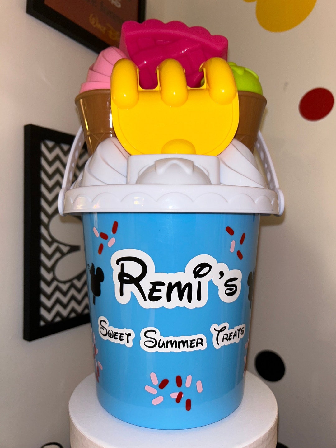 Ice Cream Themed Sand Toys, Disney Sand Toy, Summer Sand Toy, Etsy