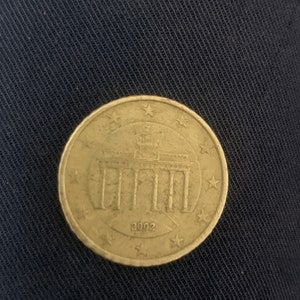 Coin 50 cent Germany rare f 2002
