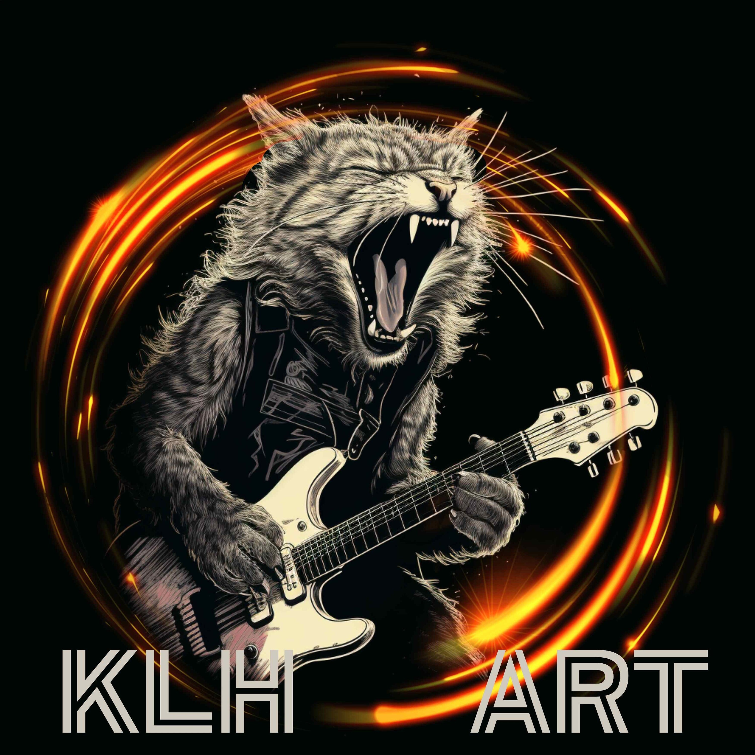Shirt for Guitar Players, Cat Playing Guitar Shirt, Are You Ready to ...