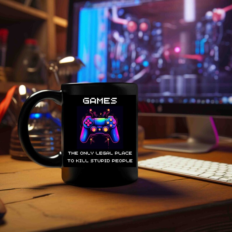 Coffee Mug for Gamers 11oz Black Mug Etsy