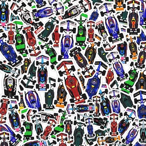 Formula 1 2024 Drivers + Car Sticker | F1 | Decal | Merch | Formula One | Gift | Cut out