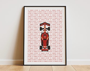 Formula 1 2024 Charles Leclerc Ferrari  Print | Circuit | F1 Wall Art | Wall Hanging | Digital Download | Poster | Aesthetic Art Print