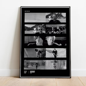 Radiohead - High And Dry Music Video Poster, Radiohead Music Video Scenes Poster, Radiohead Music Video Wall Art, Radiohead Collage Decor