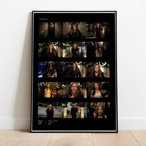 Avril Lavigne - I&#39;m With You Music Video Poster, Avril Music Video Scenes Poster, Avril Lavigne Music Wall Art, Avril Lavigne Collage Decor