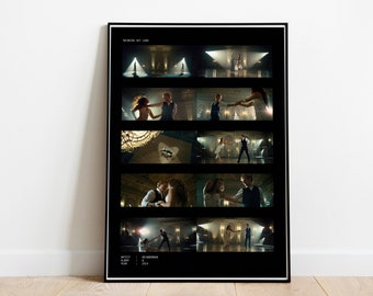 Ed Sheeran - Thinking Out Loud Music Video Poster, Ed Sheeran Music Video Scenes Poster, Ed Sheeran Music Wall Art, Ed Sheeran Collage Decor
