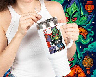 Roll & Sip  Organic Junkiez XL Mug for Daily Smoke Sessions 40 oz