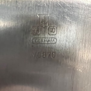 Fuente o bandeja de plata Vintage Rare Gorham YC870