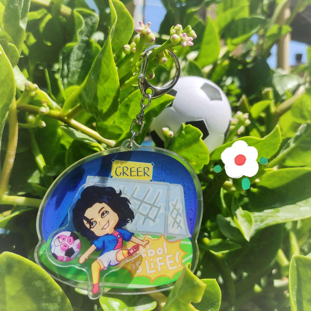 Dani Rojas Spinning Acrylic Keychain || Football Show Inspired - Etsy