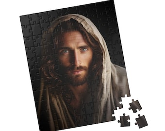 Christ Puzzle 110, 252, 500, 1014-piece | Compassion of Christ | Family Time Puzzle | Christian Gift | Jesus Puzzle | AI Art | Jesus Christ