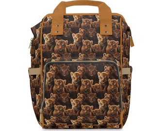 Tiger Cub Diaper Back Tiger Cub Diaper Bag Travel Diaper Bag Baby Shower Gift New Mommy Gift New Daddy Gift Mother s Day Gift Etsy
