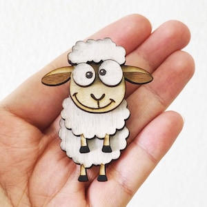 Quirky Farmyard Animals Fridge Magnet Laser Cut File - 10 Design Bundle (Digital Download) image 3