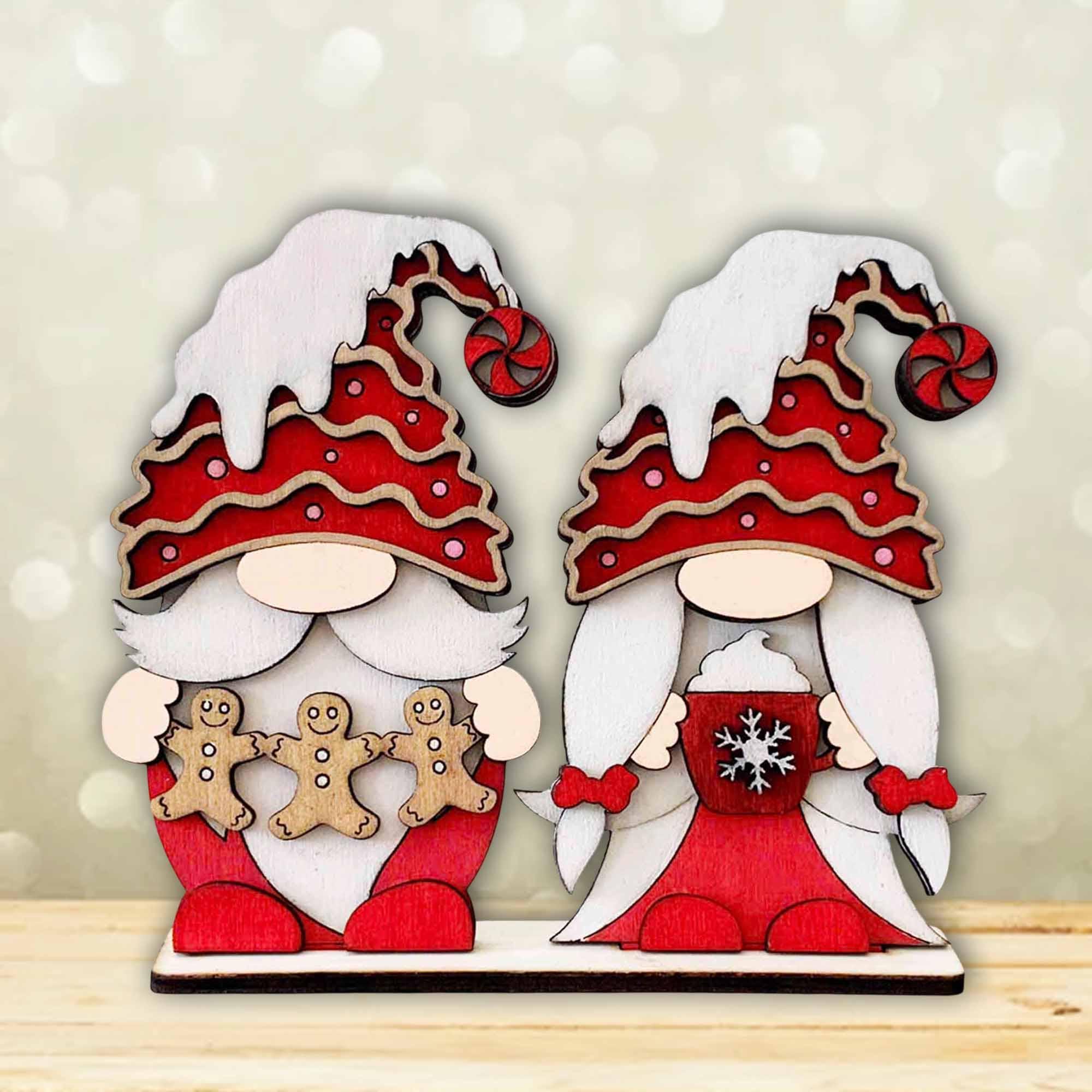 Kerst lichtslinger met gingerbread mannetjes - bruin - 1.9 meter