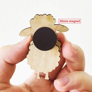 Quirky Farmyard Animals Fridge Magnet Laser Cut File - 10 Design Bundle (Digital Download) image 5