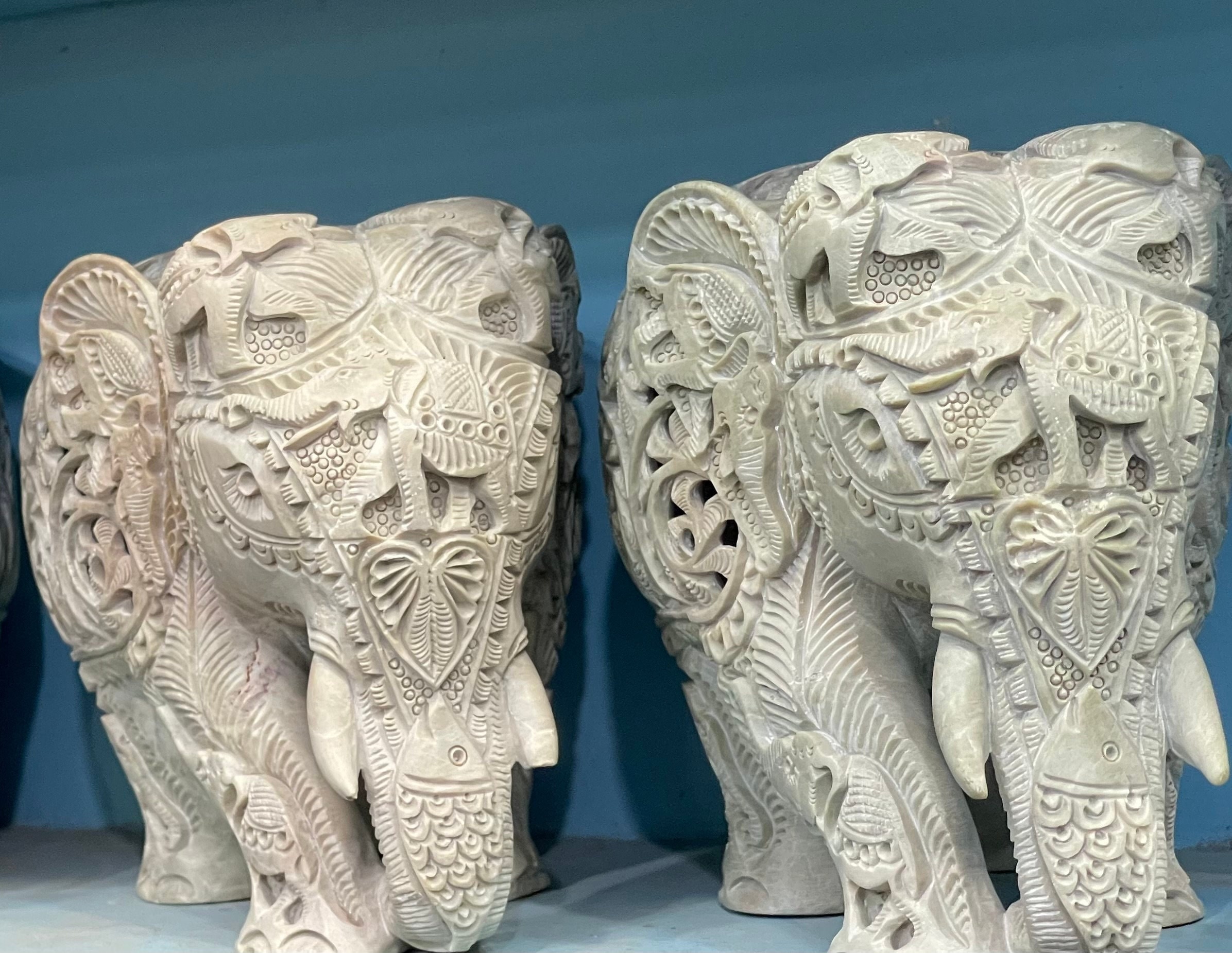 Marble elephant, Marble handicraft, auspicious home decor, Vastu home decor, Miniature art, Indian craft for mantelpiece, Vastu elephant