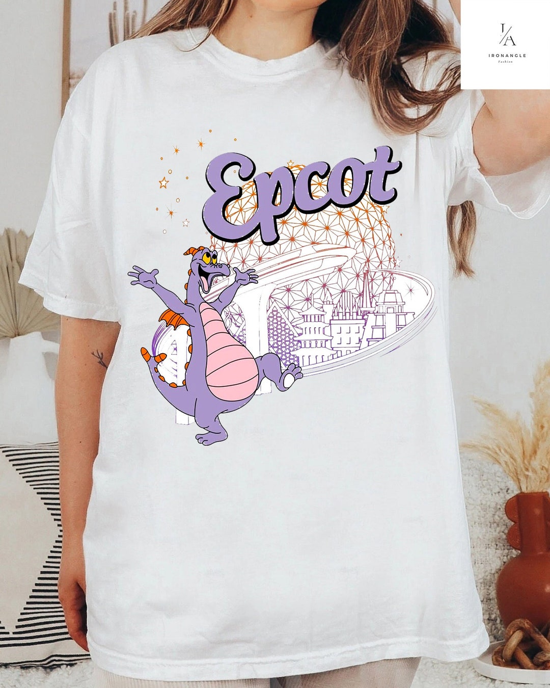 WDW Epcot Figment Tshirt, Epcot Tshirt, Disney Epcot Tee, Walt Disney ...